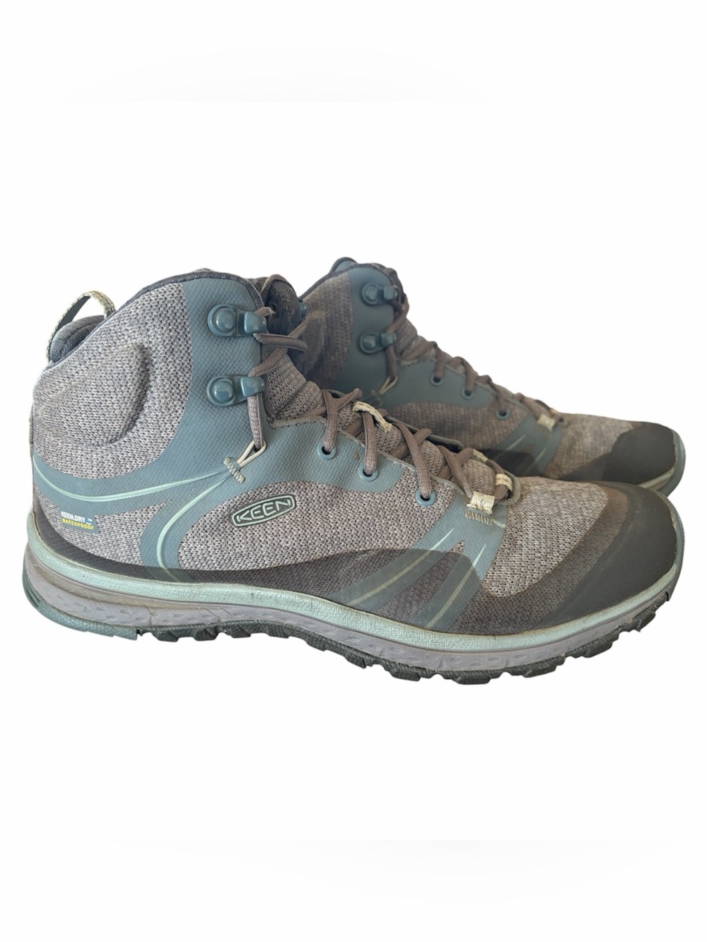 Keen Terradora Mid Waterproof Hiking Boots In A Grey Colorway W Size 10 1/2
